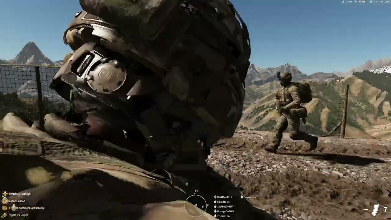 1 section on a patrol through kunar province afghanistan
