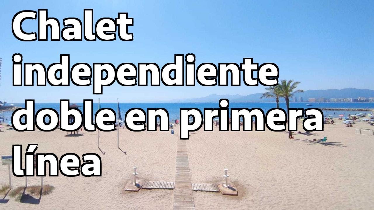 Chalet independiente doble en primera línea en Cullera