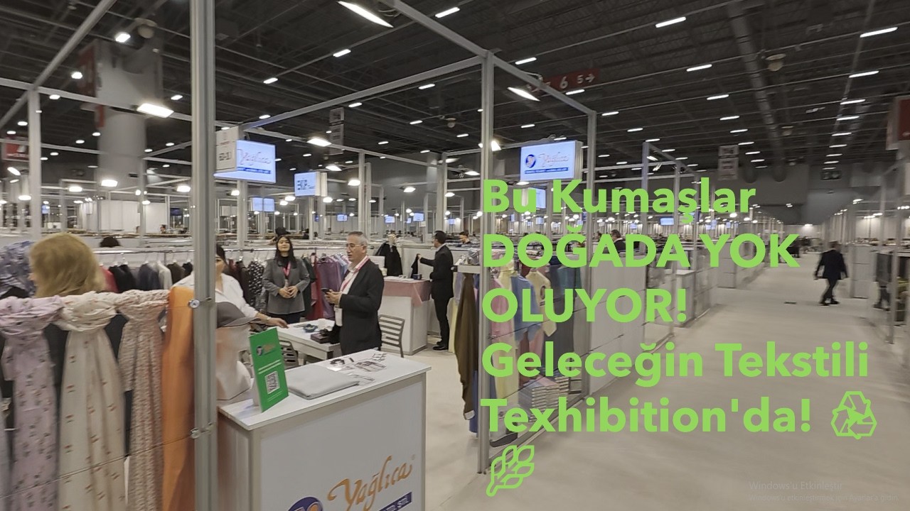 Bu Kumaşlar DOĞADA YOK OLUYOR! Geleceğin Tekstili Texhibition'da! ♻️🌿