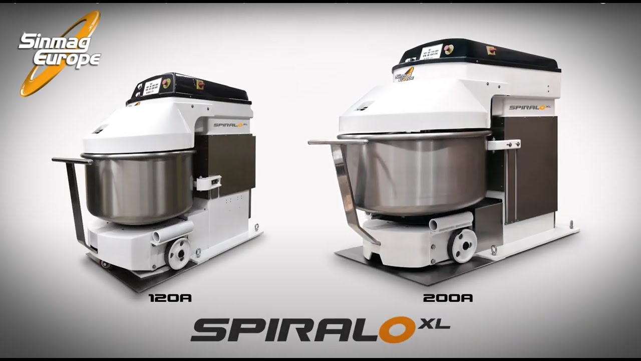 SINMAG Industrial Spiral Mixer with Removable Bowl SM-200aE