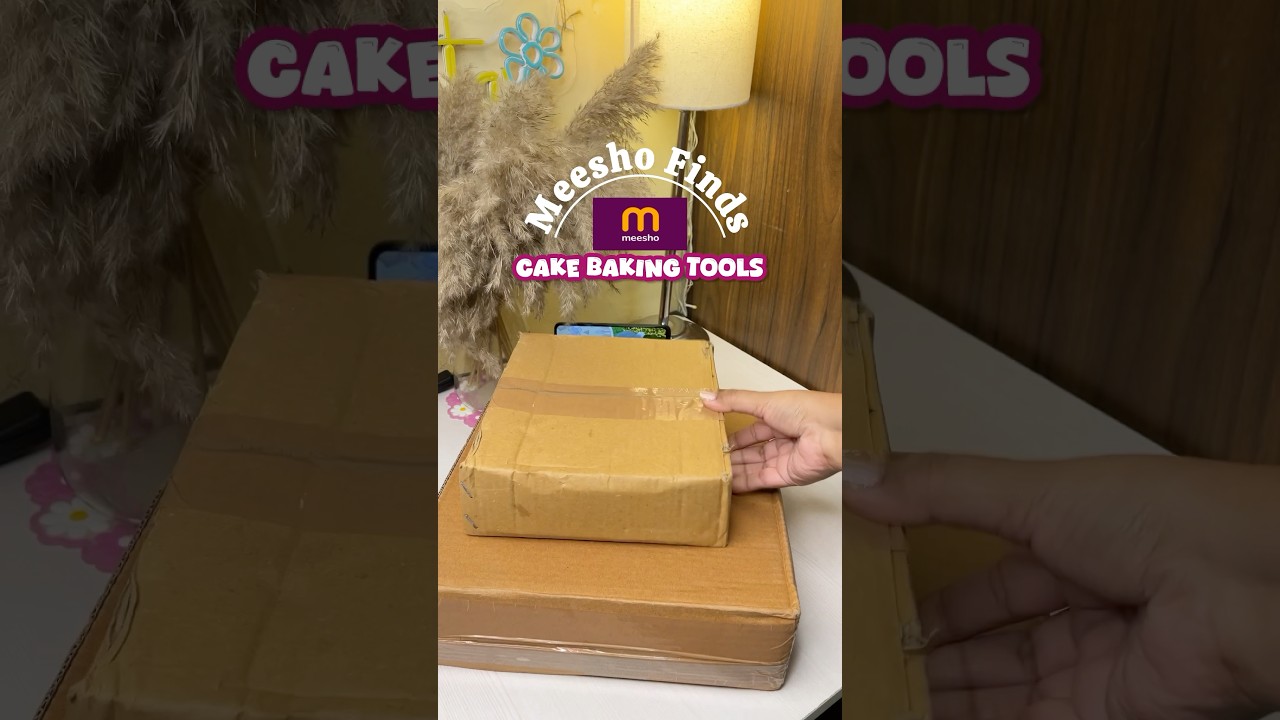 Meesho Cake baking tools || cake decorating kit || cake pans  #meeshofinds #unboxing #shorts