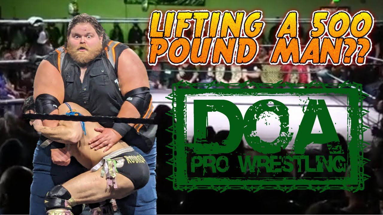 LIFTING a 500 POUND man??? - DOA Pro Wrestling: Hammer Brothers (c) vs The Co-Op