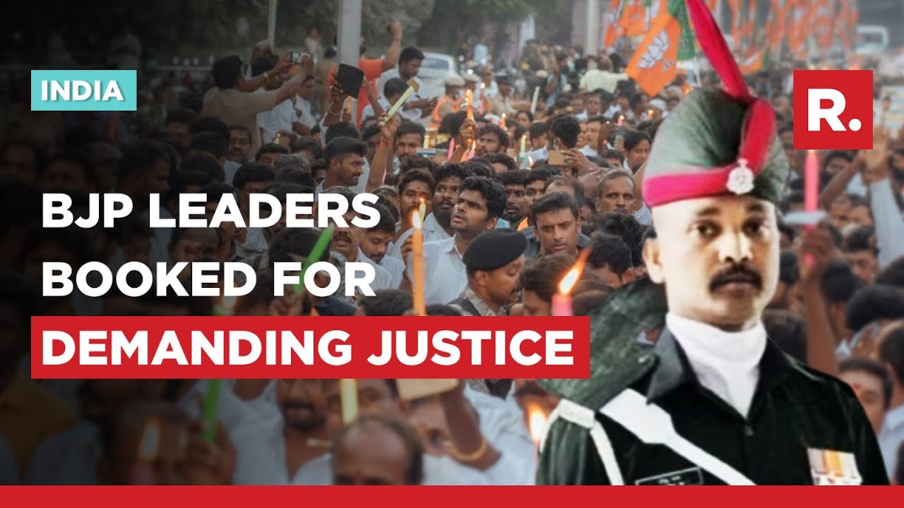 DMK Files Cases Against 3,500 BJP Leaders Over Holding Candle March For Lance Naik Prabhu