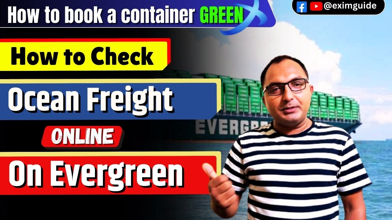 How to check Ocean Freight on Evergreen | GreenX | Evergreen Line's Digital Booking Platform