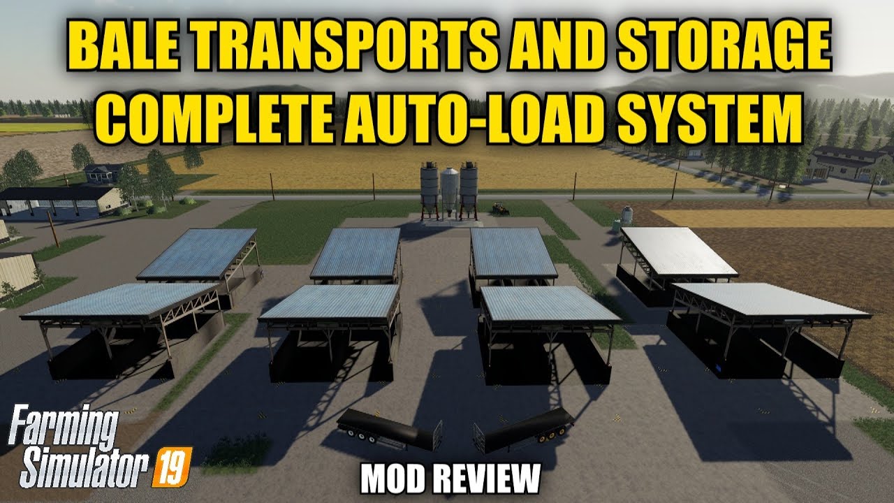 Auto-Load Bale Trailers & (8 Pc') Auto-Load Bale Storage Mod Review