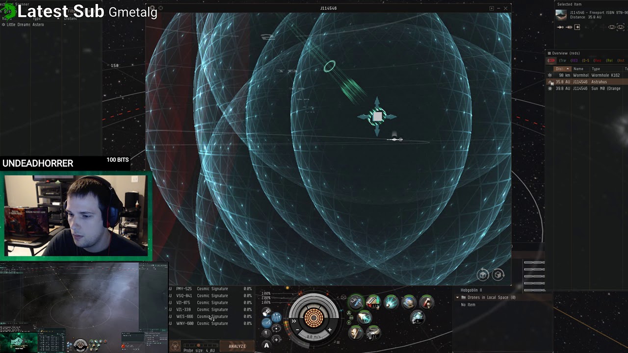 Quick 1-Pass Combat Scanning Using DScan