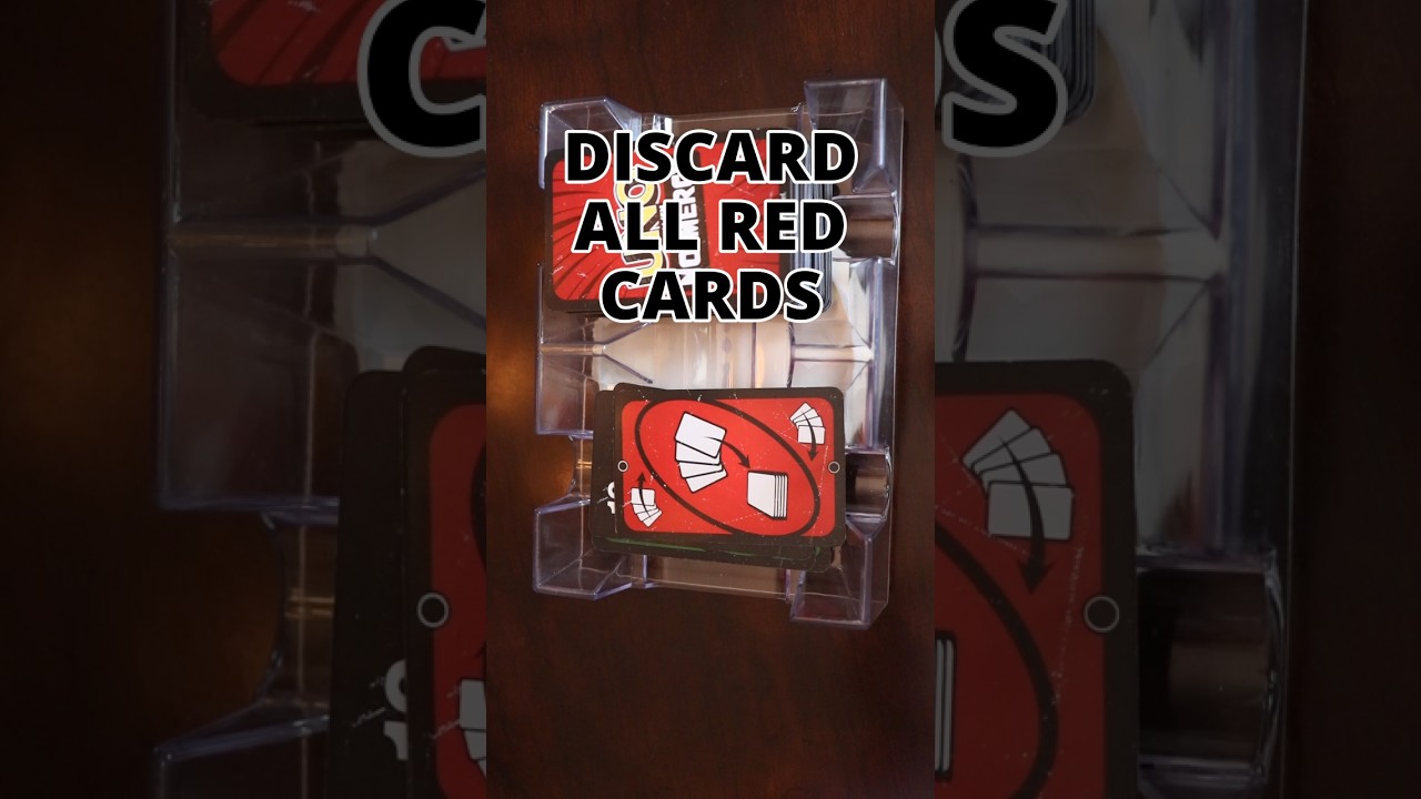 Uno NO MERCY Discarding His Entire Hand | #uno #cardgame #tabletopgaming