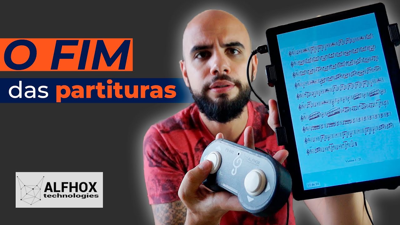 Depois dessa você NUNCA MAIS vai querer uma partitura impressa! (Pedal Alfhox)