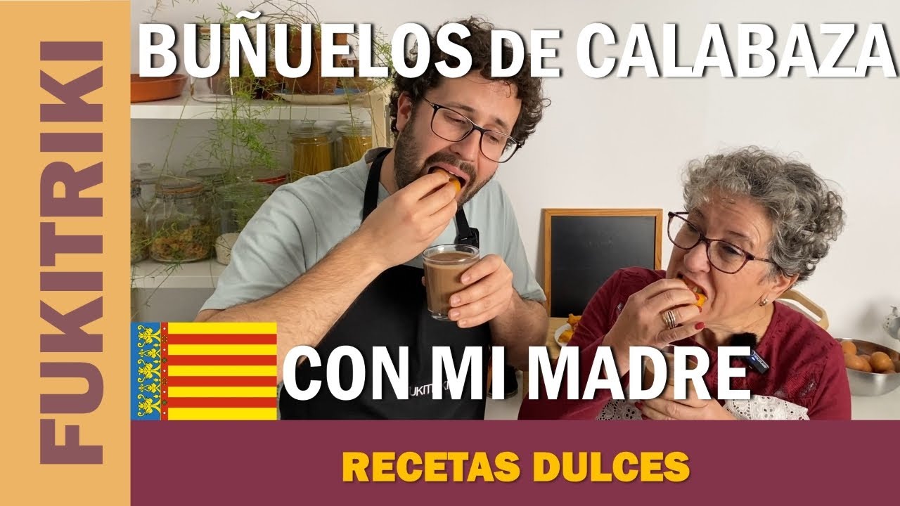 ¡Cocino con mi madre! | Buñuelos de calabaza🔵🟡🔴🟡🔴🟡 🧨🧨🧨