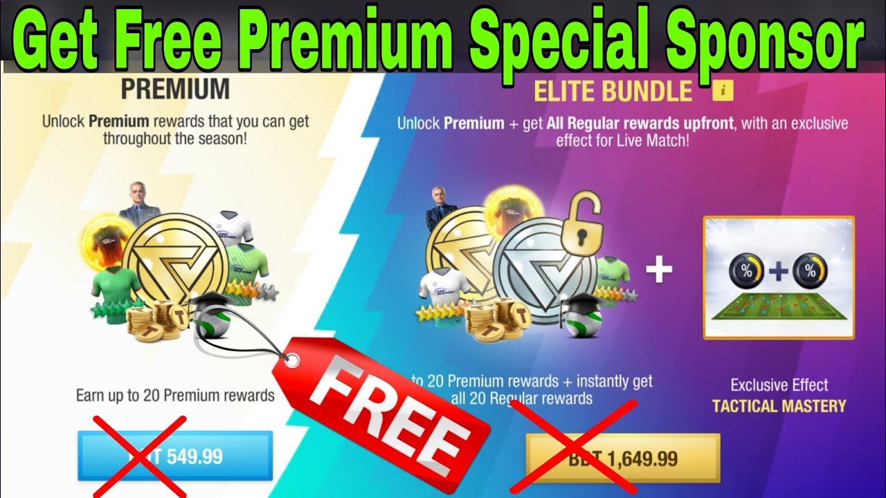 How to get FREE Premium Special Sponsor and Elite Bundle in Top Eleven 2024