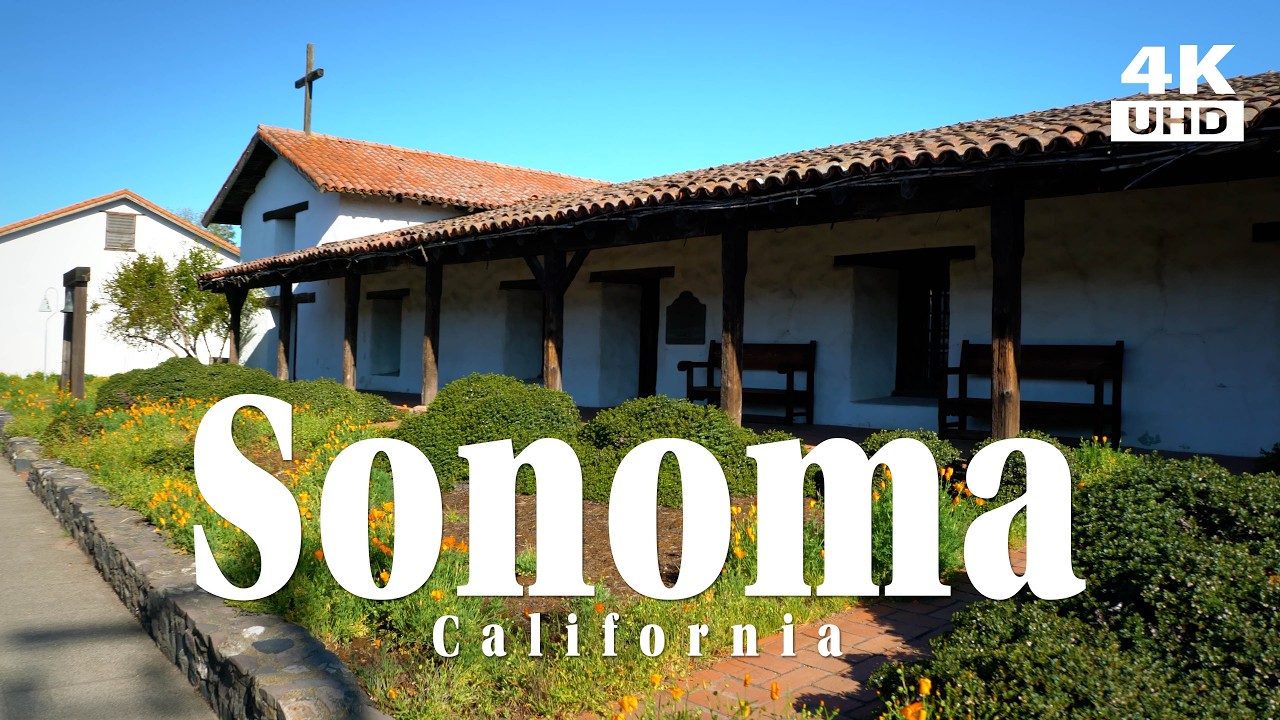 Enjoy the Sonoma Plaza on a perfect spring morning: A Historic Wine Country Adventure