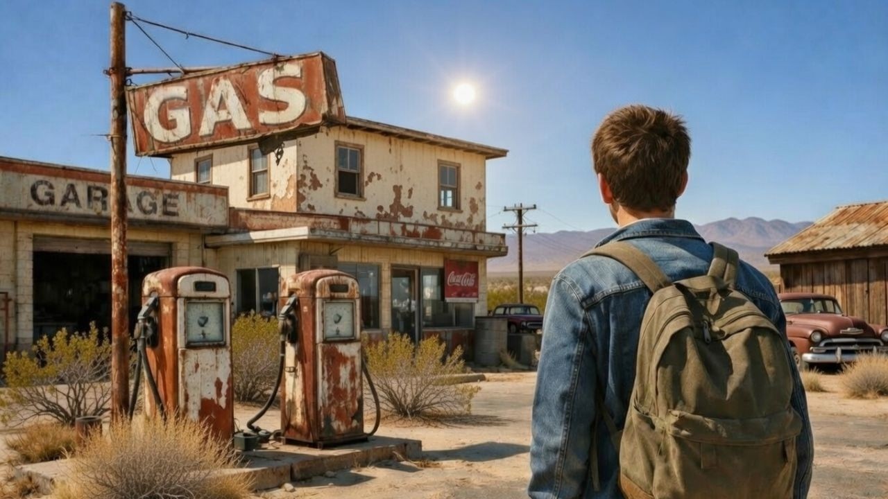 Kicked Out at 18, Orphan Inherits Dusty Gas Station — What He Found Changed Everything