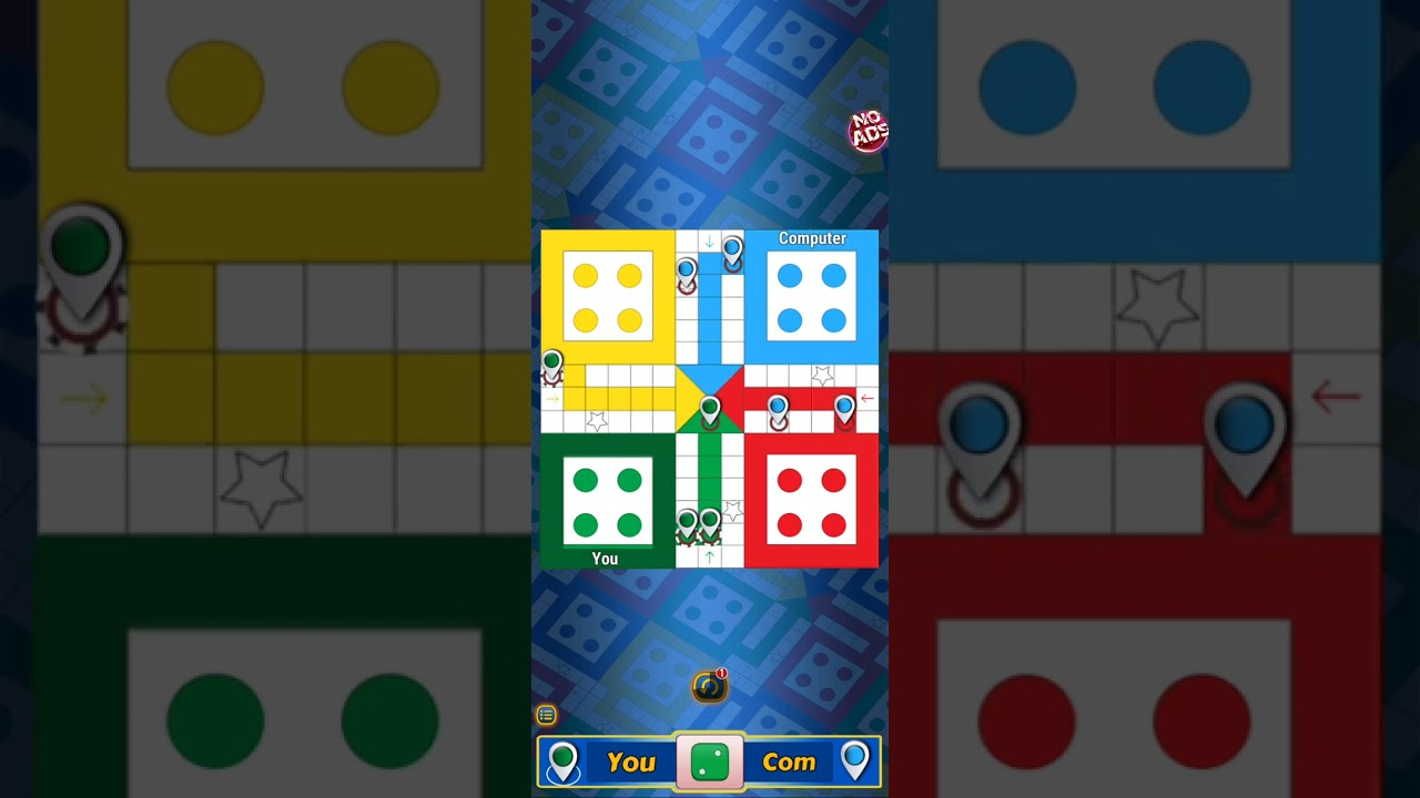 Ludo king game 💥(play 232)Me vs computer 🎲Ludo king game player |#ludoking 