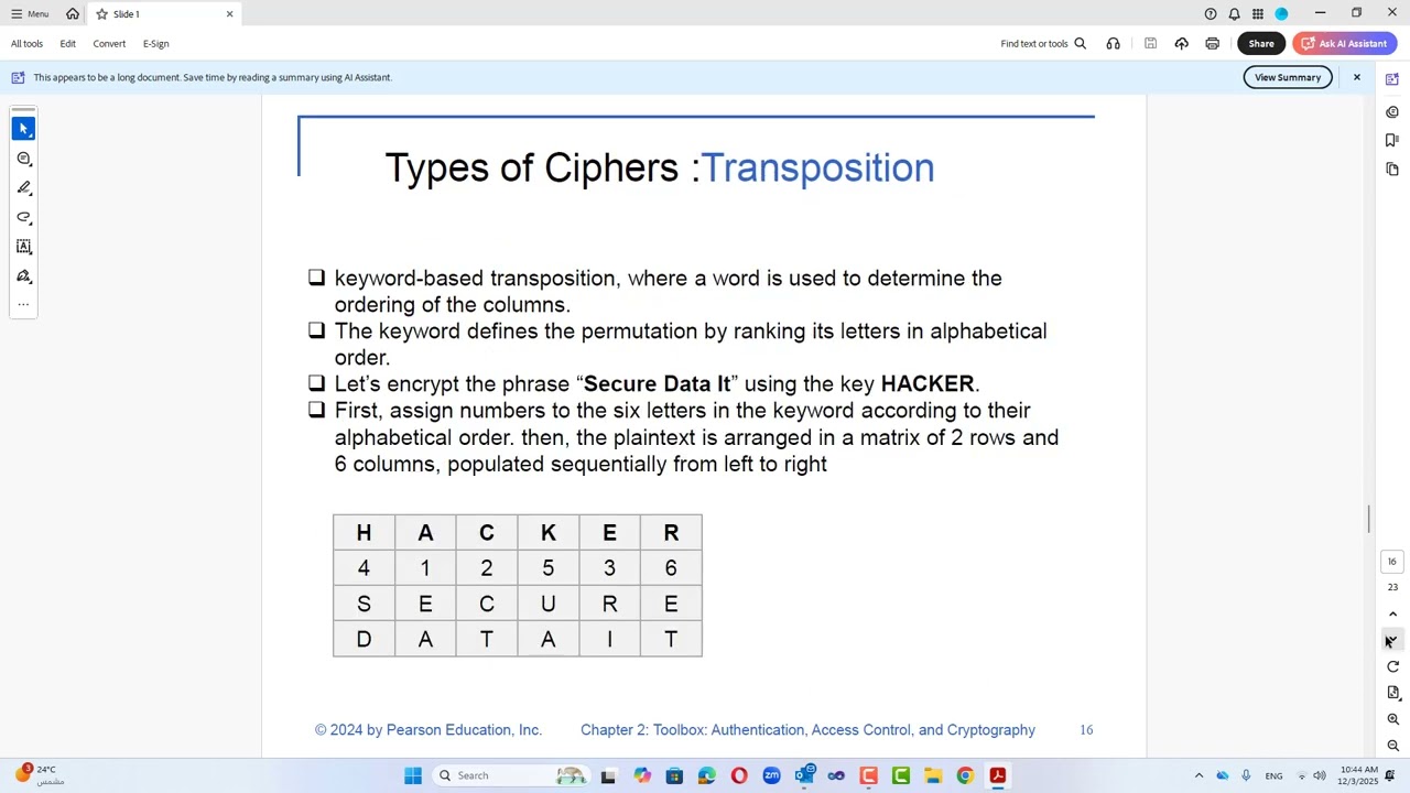 Authentication, Access Control, and Cryptography