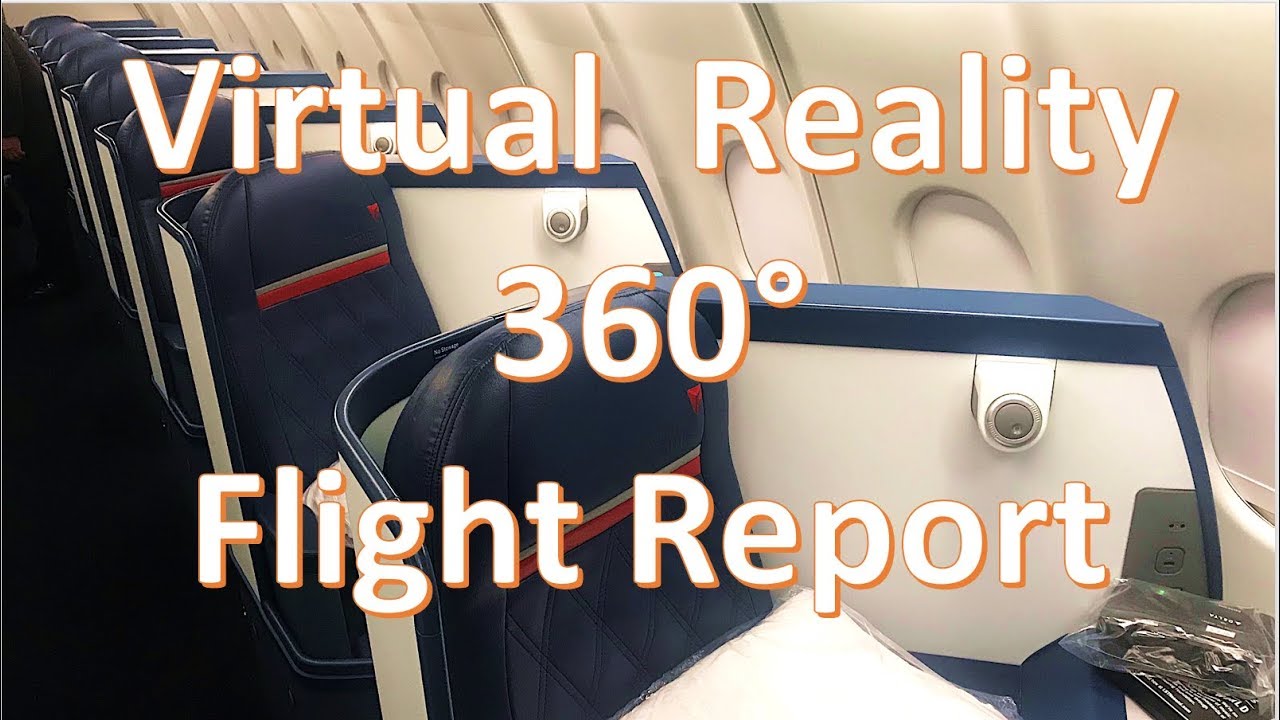 VR 360 Flight Report JFK-GRU Delta Business Class - DeltaOne A330-300 (New York to Sao Paulo)