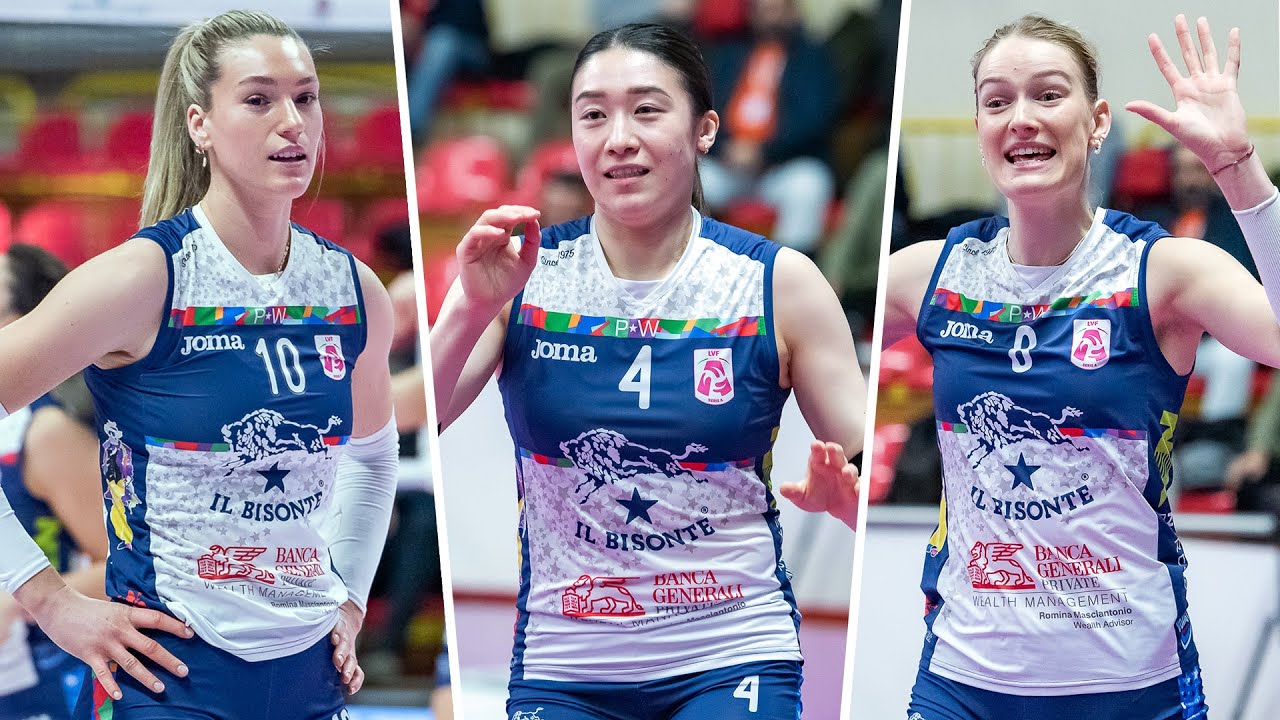 KIPP, ISHIKAWA, ALSMEIER, Great Trio of Firenze in Chieri-Firenze | Lega Volley Femminile