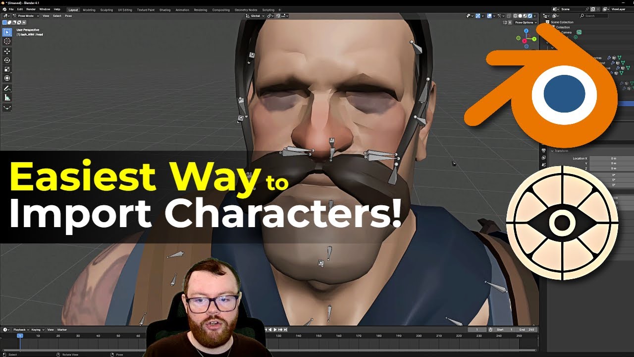 Как импортировать Deadlock Heroes в Blender (урок)