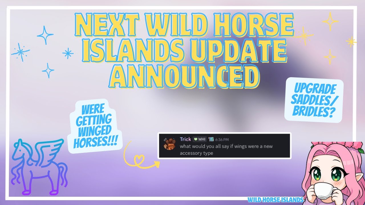 Next WHI Update Announced! Winged Horses, Events, Upgrades? | Wild Horse Islands | Roblox