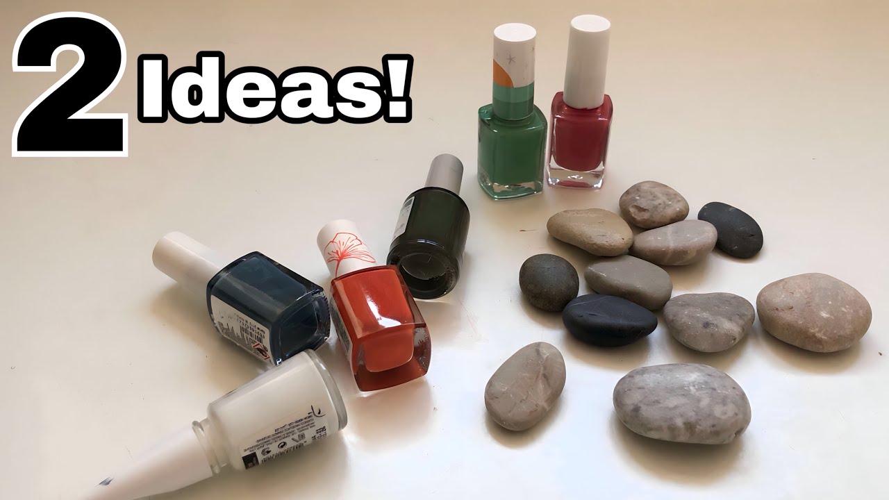 Çakıl Taşları ve Ojeler ile Daha Önce Görmediğin 2 Harika Fikir! ASMR