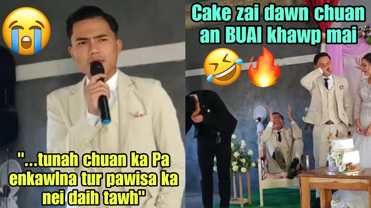 J Lalrosanga'n ka Pa enkawlna tur pawisa ka nei tawh a ti😭 Cake zai a HLIMAWM hle🤩 (Reaction)