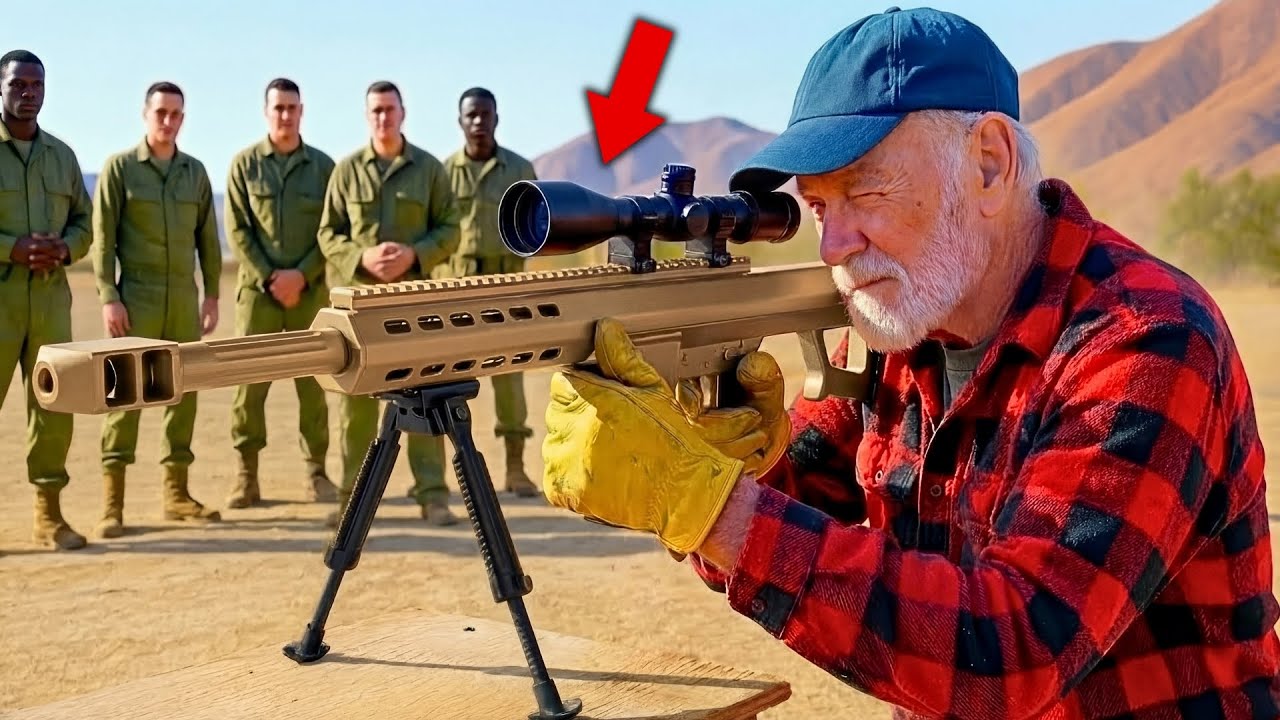 Recruits Smirked Handing the Old Veteran a Rifle — Until He Knocked the Target Clean Off the Stand