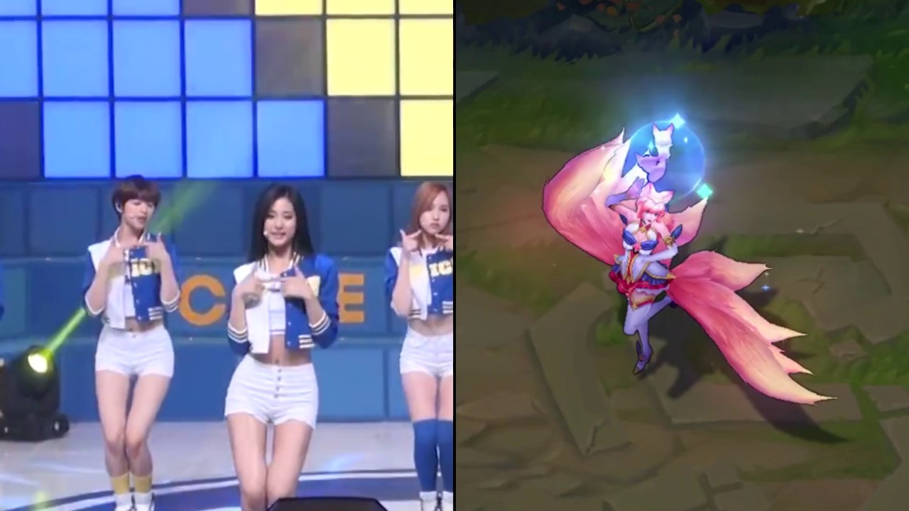 League Of Legends - Star Guardian Ahri - Dance Reference of TWICE - CHEER UP