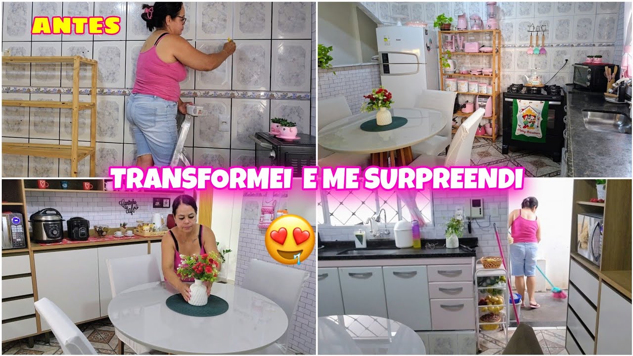 🌲TRANSFORMEI TUDO ! PINTEI  -FAXINEI e DECOREI PARA o NATAL ✨️ me SURPREENDI 