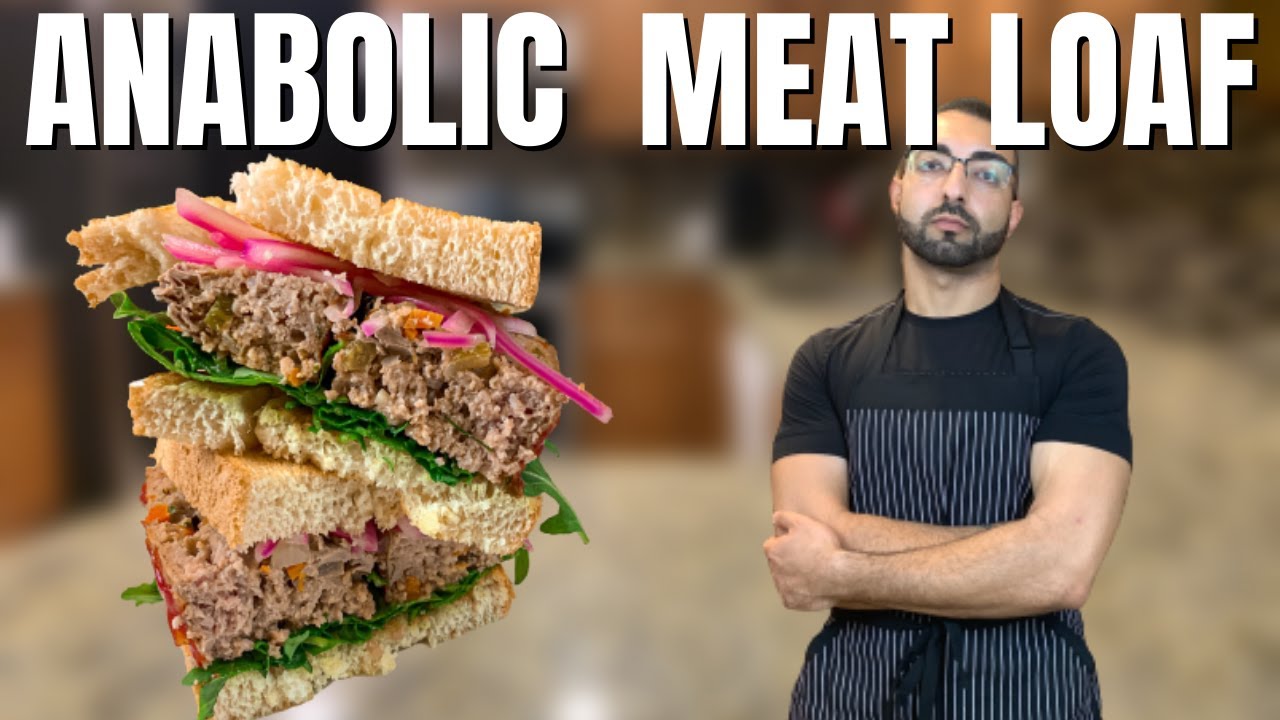 ANABOLIC MEATLOAF - healthy family dinner, pickled red onions!! 🧅