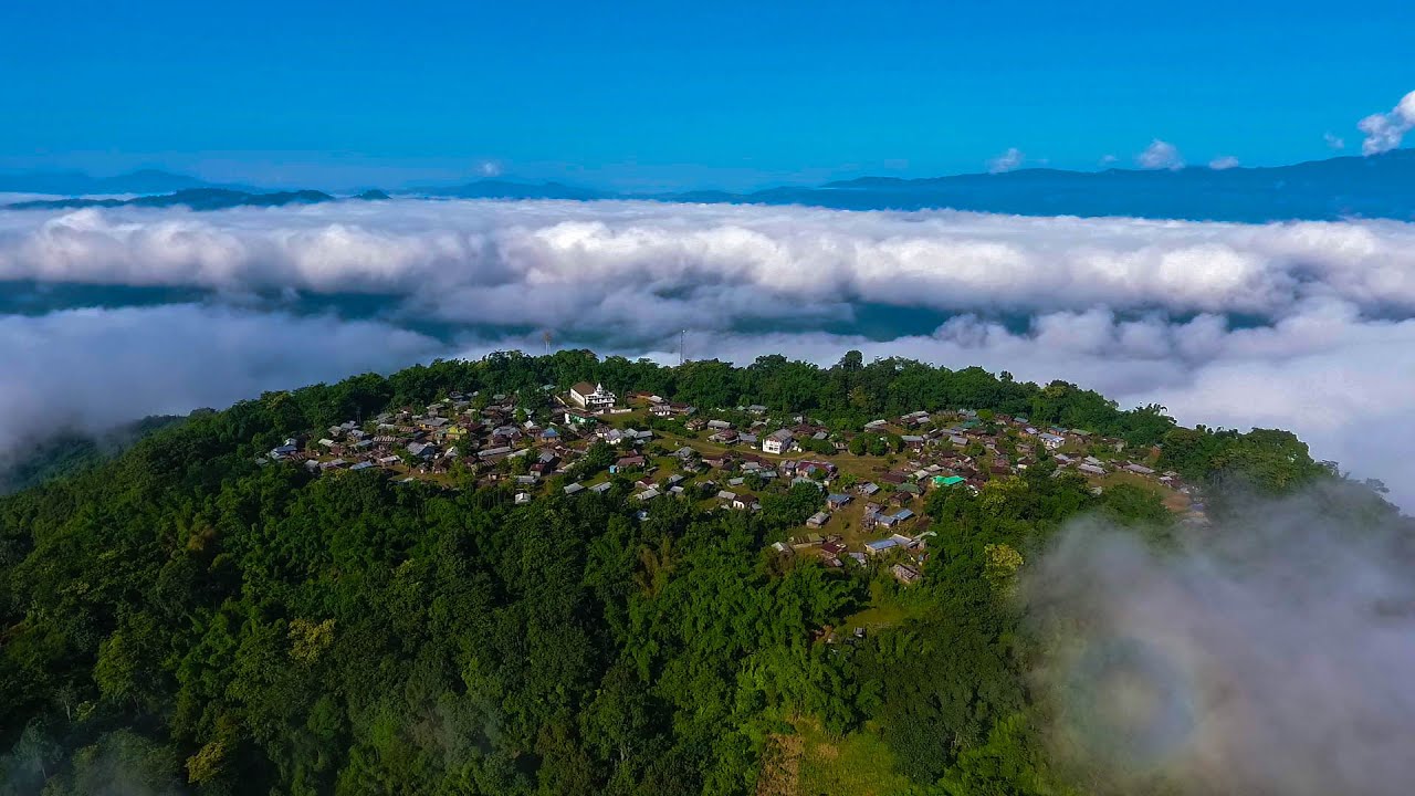 Aerial View of Saptiqa Area ( zbto Dist.)  By  Saptiqa Area Students Union I R&N Studio.