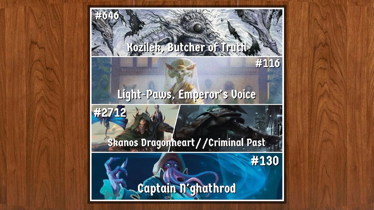 NYAM Ep. 68: Kozilek vs Light-Paws vs Skanos//Criminal Past vs Captain N'ghathrod MTG EDH Video