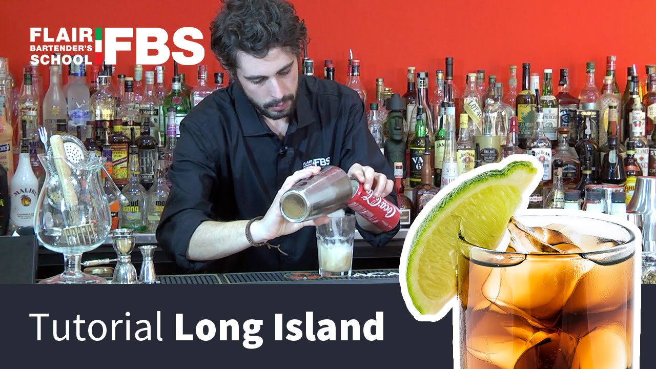 Long Island Ice Tea Tutorial  | Prepara un ottimo Long Island | Cocktail for you by FBS