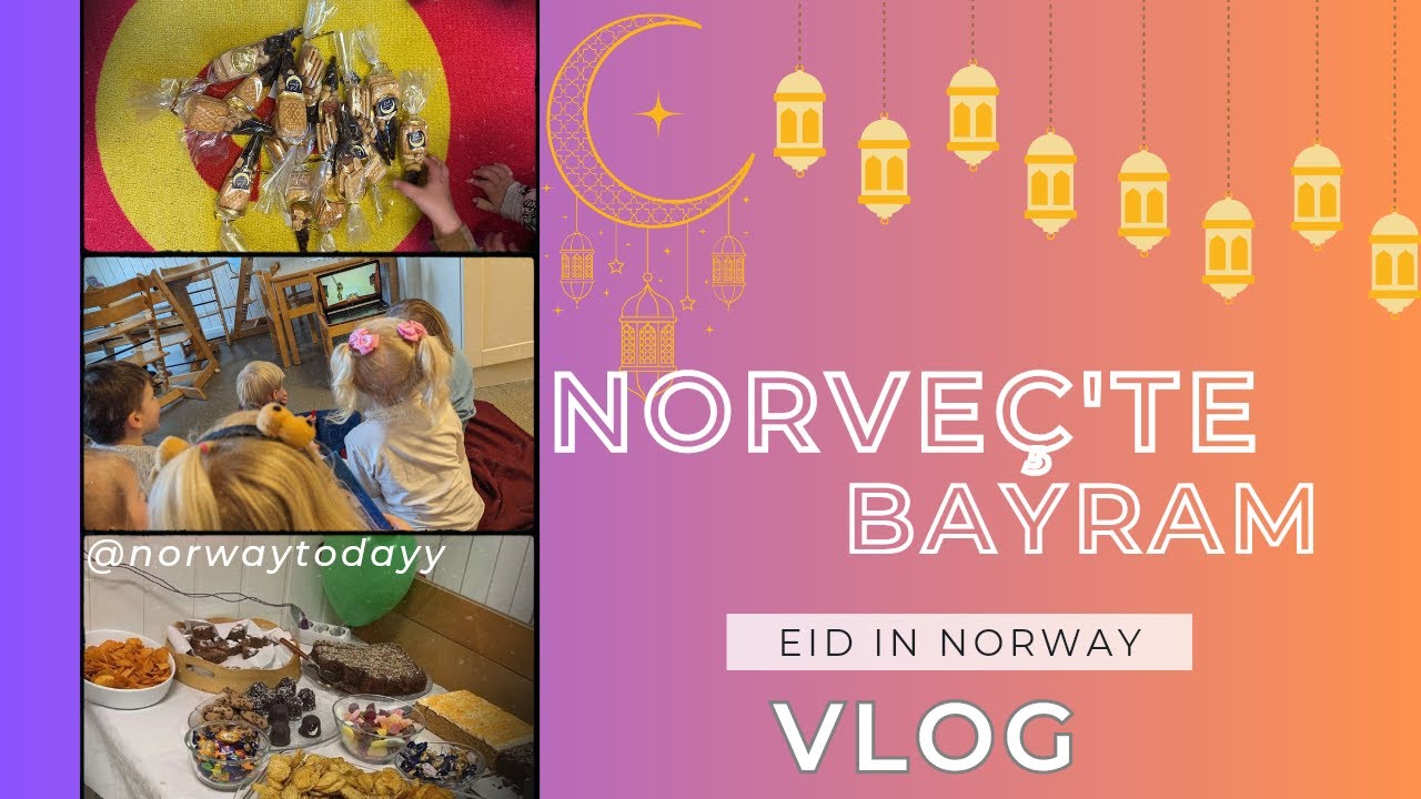 NORVEÇ'TE RAMAZAN BAYRAMI KUTLAMALARI- KREŞTE ÇOCUKLARLA BAYRAM -EID IN NORWAY- #norway #norveç#128