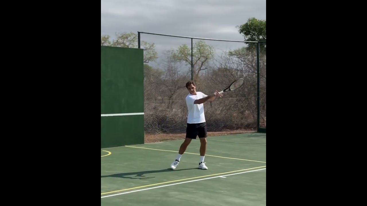 Roger Federer practice #tennis #usa #2024 #uk #espa&ntilde;a #switzerland #love