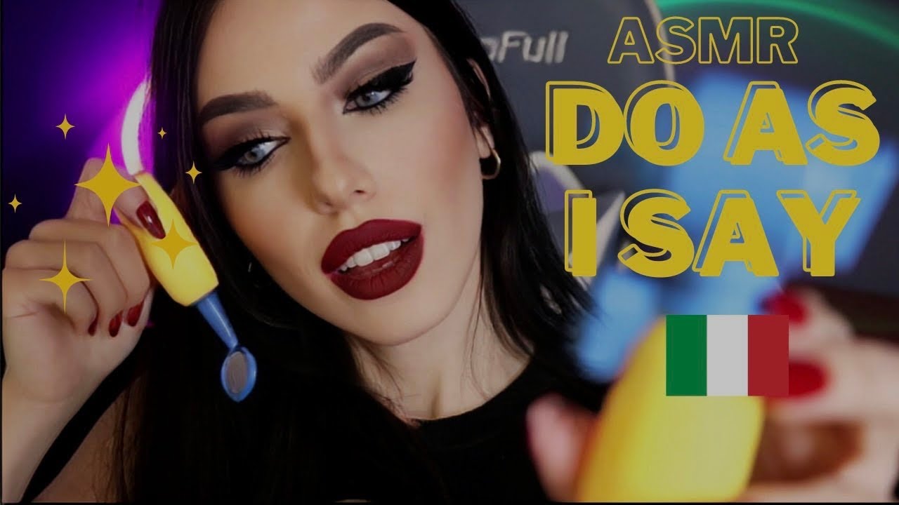 ASMR - SEGUI LE MIE ISTRUZIONI PER DORMIRE, MA NON DOVRAI MUOVERTI MOLTO! [DO AS I SAY]