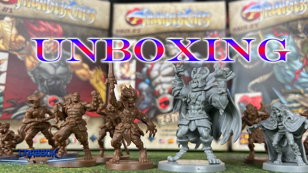 Thundercats - Zombicide Expansions by CMON - Unboxing and Review!