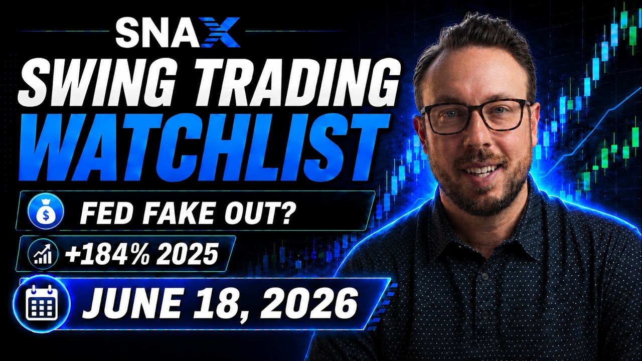 Swing Trading Watchlist June 18, 2026 | Top 0.1% Trader (+184% 2025)