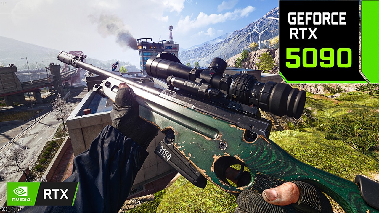 CALL OF DUTY: MW 4 WARZONE | LOOKS INSANE | RTX 5090 32GB | 4K Maximum Settings + DLSS
