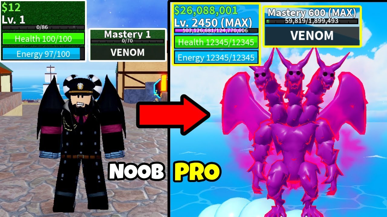 Beating Blox Fruits as Magellan! Lvl 1 to Max Lvl Noob to Pro in Blox Fruits!