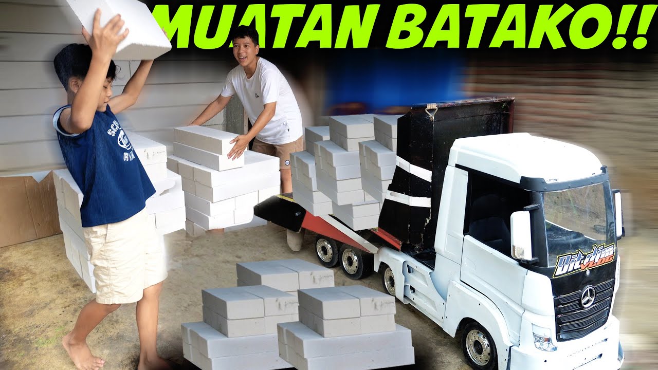 TES TRUK PUTIH MUATAN BATAKO, APAKAH KUAT??