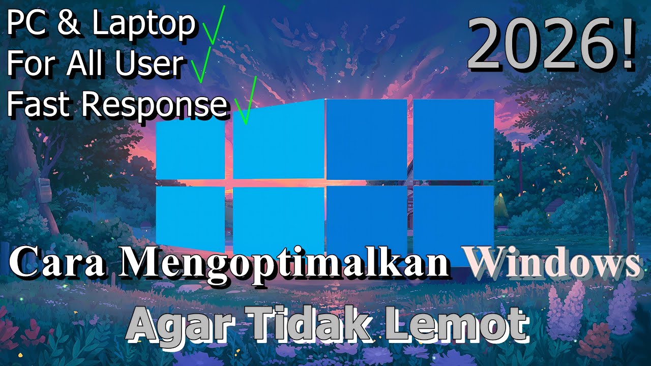 🔧NEW! Cara Mengoptimalkan Windows Pada PC & Laptop ✅ Agar Tidak Lemot | 2026! (Updated)