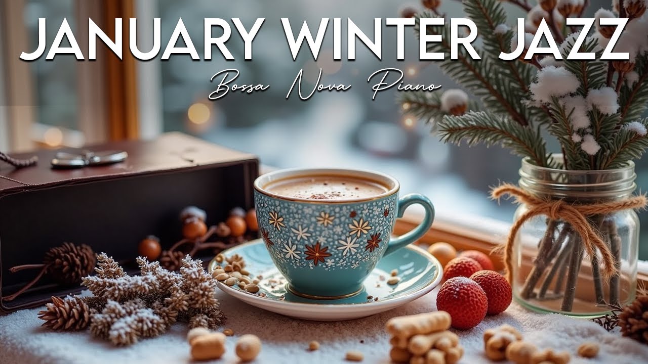 January Winter Jazz ~ Soft Morning Jazz Cafe Music & Elegant Bossa Nova Piano for Relaxing