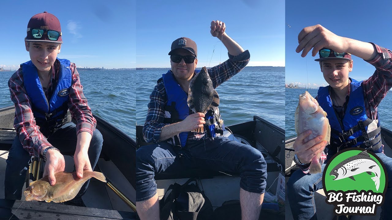 Sole & Flounder Fishing in Burrard Inlet off West Vancouver