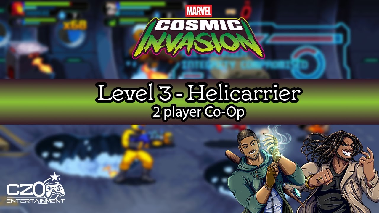 Marvel Cosmic Invasion – Level 3: Helicarrier | 2 Player Co-Op (No Commentary | PS5)