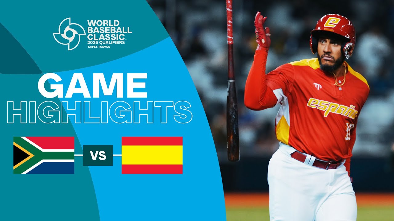 South Africa vs. Spain | 2025 World Baseball Classic Qualifier Highlights