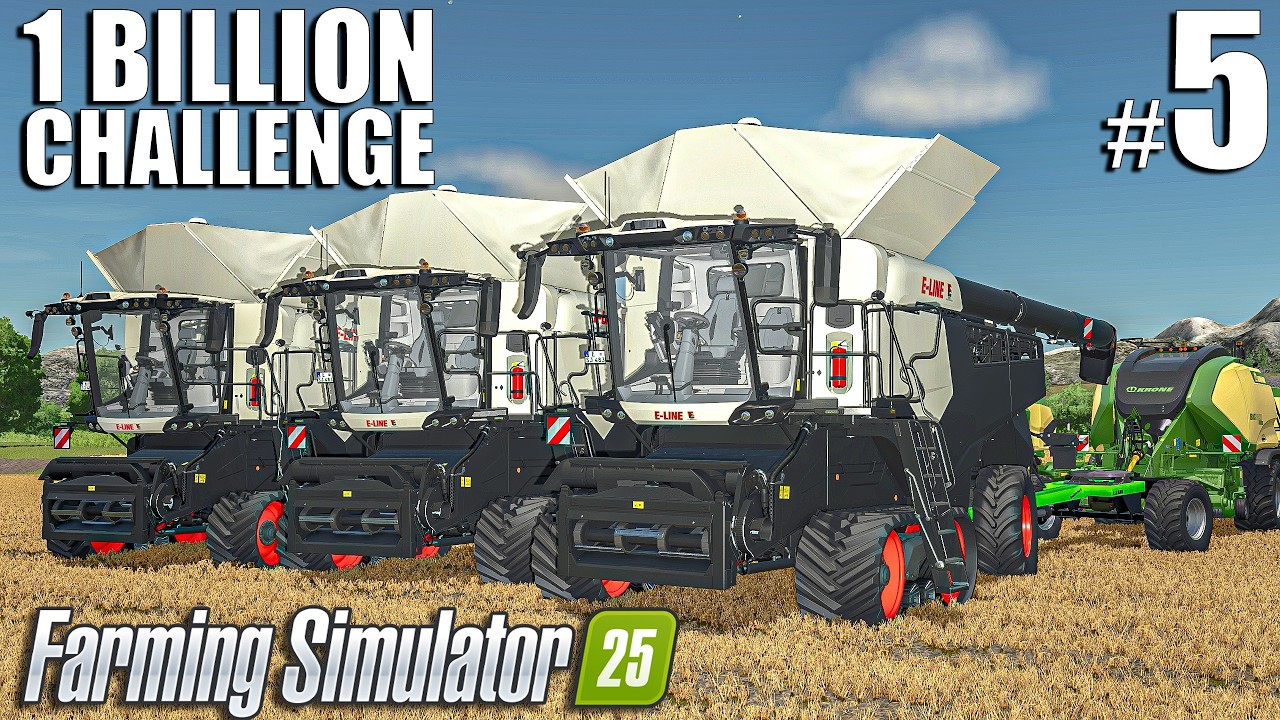 🌾Harvesting 500.000 of Barley🌾 | Earning $1 BILLION 💵 in Farming Simulator 25