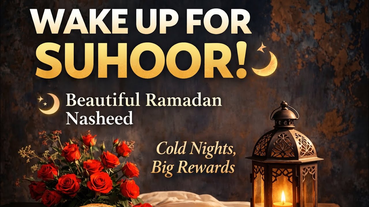 Wake Up for Suhoor 🌙 | Beautiful Uplifting Ramadan Nasheed