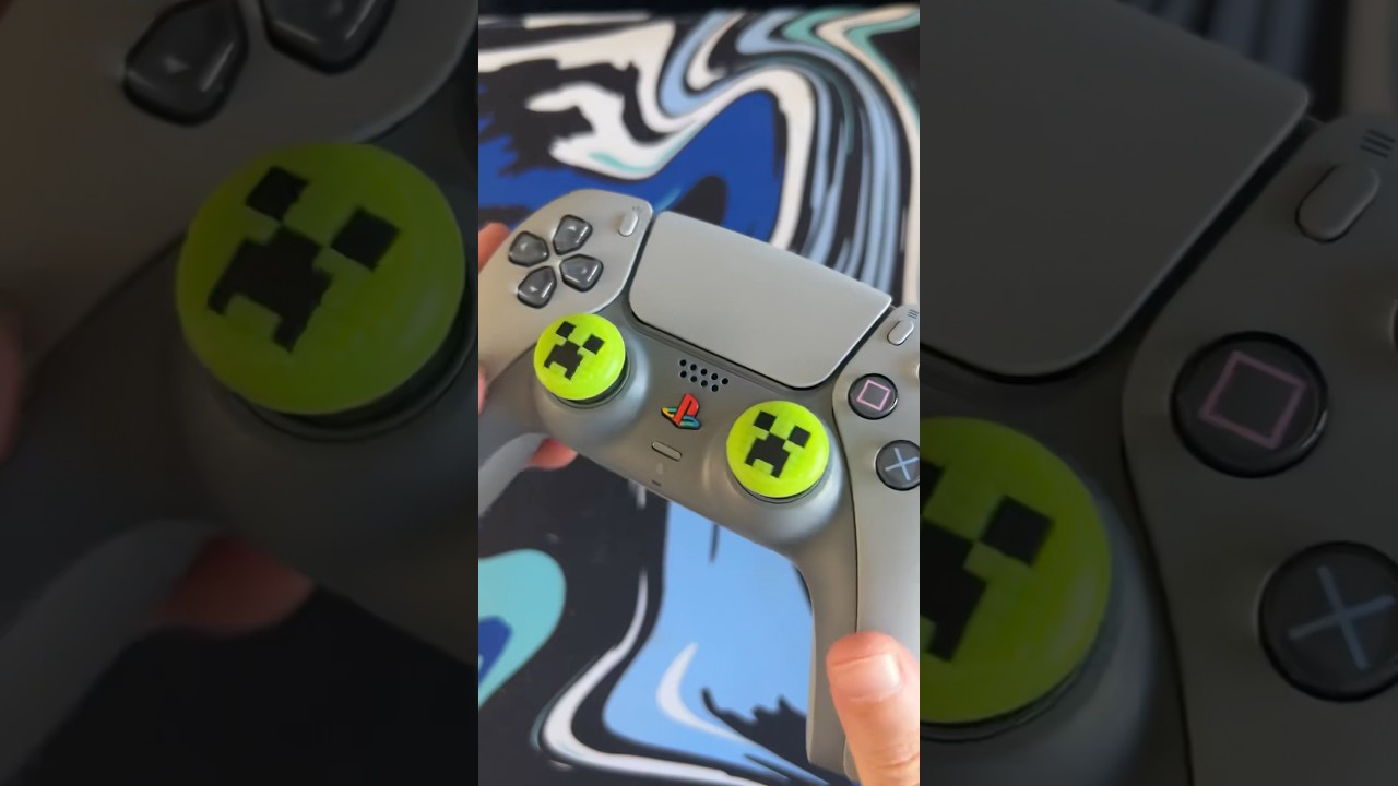 Minecraft thumb grips #ps5 #controller #minecraft