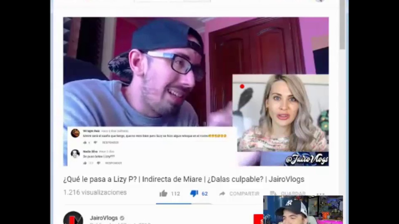 Vuelve JAIROVLOGS y su OBSESIÓN por LIZY P (Directo del 23/10/2018)