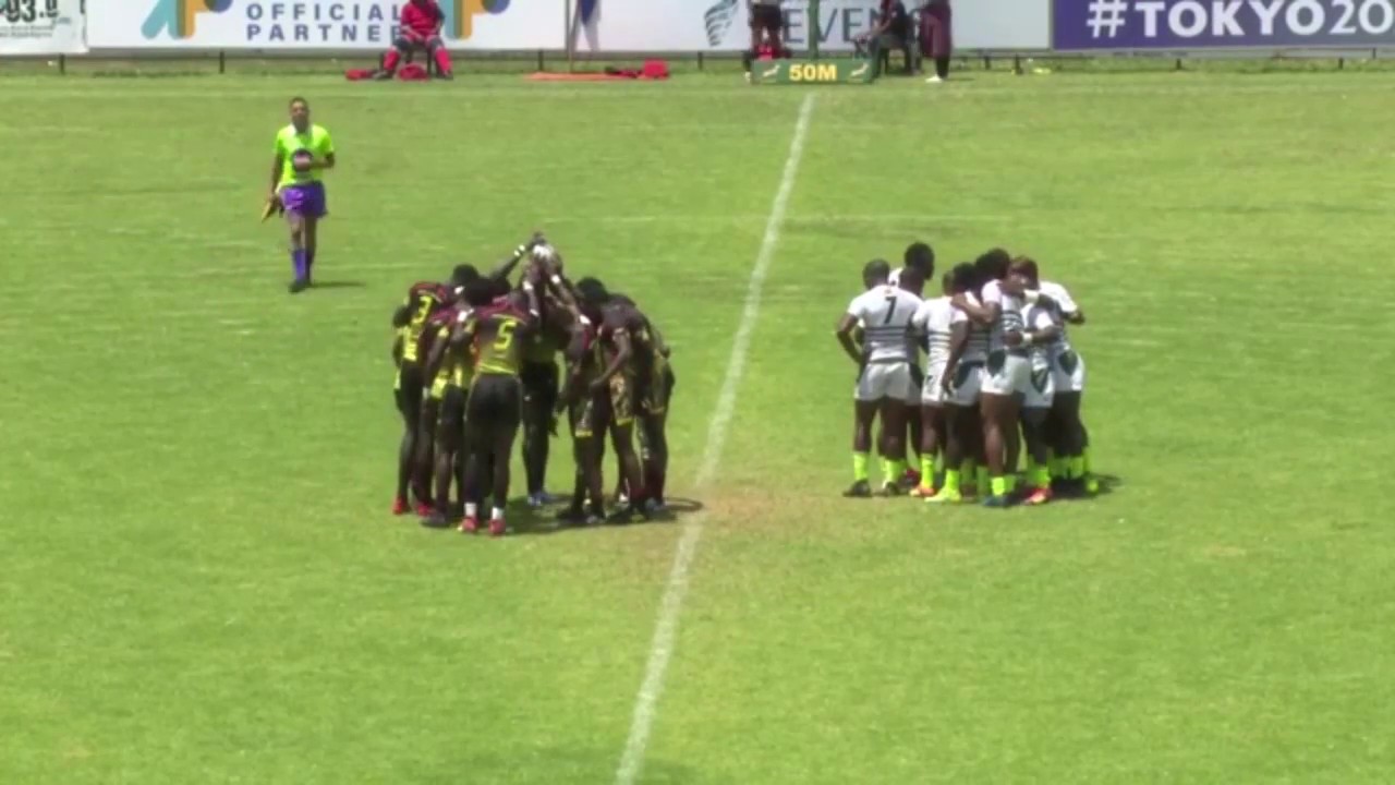 Africa 7s Semi finals 2019 Uganda vs zimbabwe