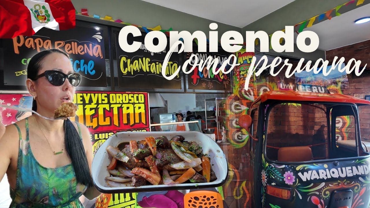 Warique de la patada. Comiendo como Peruana